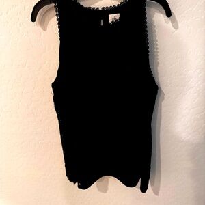 Cabi blouse - black lace